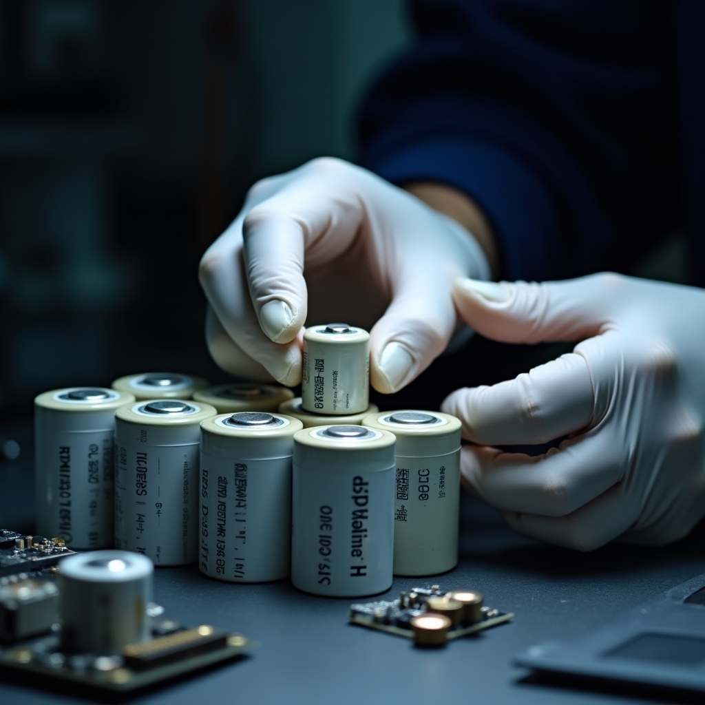 Осмотр ячеек аккумулятора